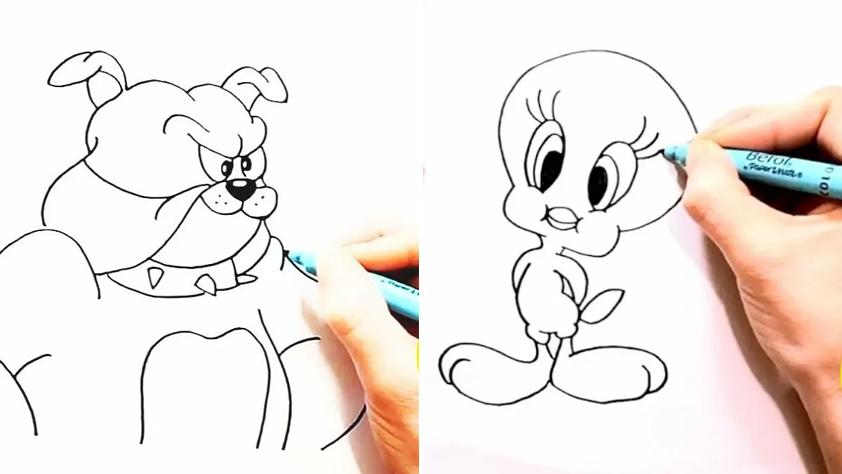 I Show People How To Draw Famous Cartoon Characters Step-By-Step