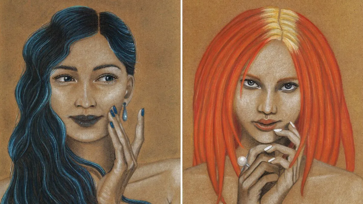 I Drew These 6 Portraits As An Homage To The Girl With A Pearl Earring