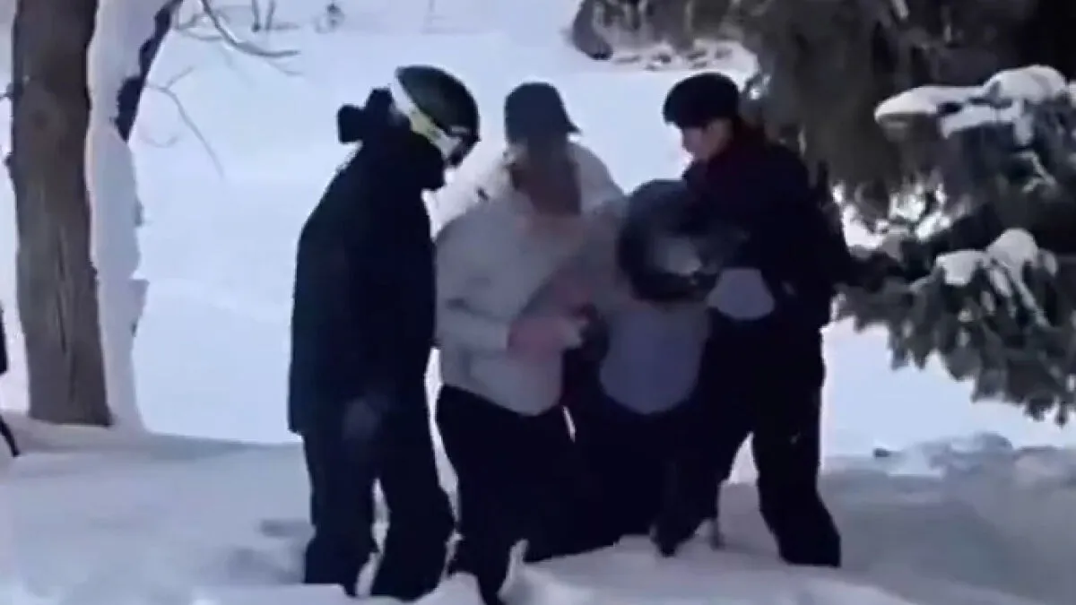 Viral Video Shows Skier Viciously Attacked By Snow Leopard After Trying To Take A Selfie With It