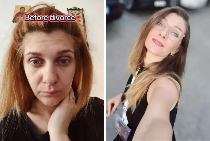 “El efecto divorcio”: 40 Fotos de antes y después de personas que se divorciaron y les sentó genial