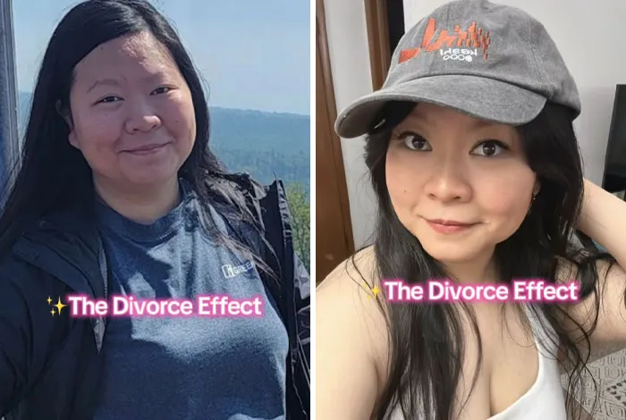 “El efecto divorcio”: 40 Fotos de antes y después de personas que se divorciaron y les sentó genial