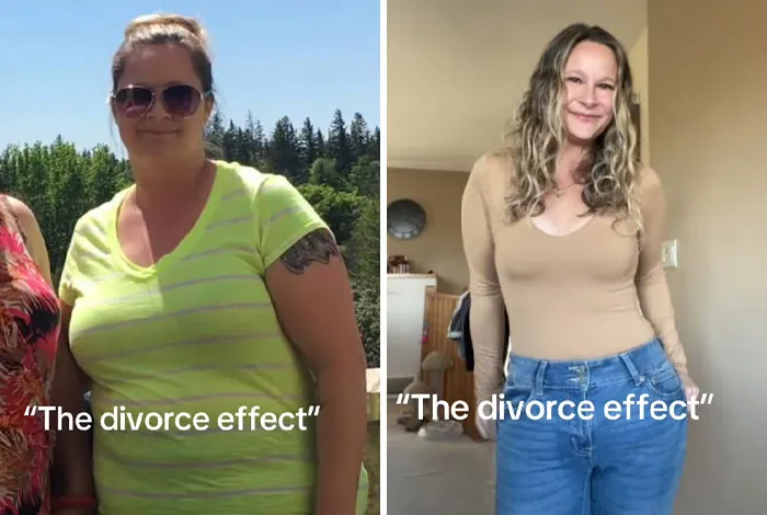 “El efecto divorcio”: 40 Fotos de antes y después de personas que se divorciaron y les sentó genial