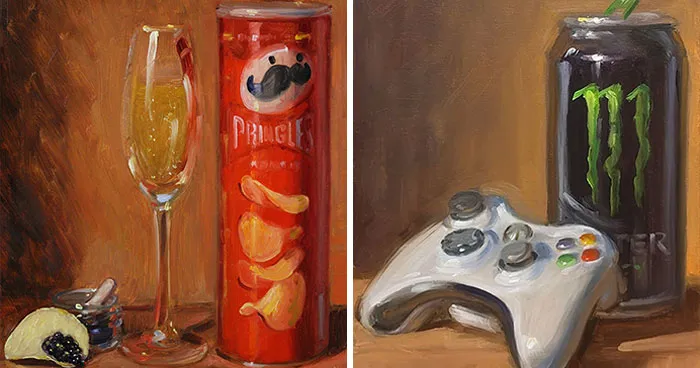 45 Classical Still Lifes With A Modern Twist Featuring Burgers and Fries (New Pics)
