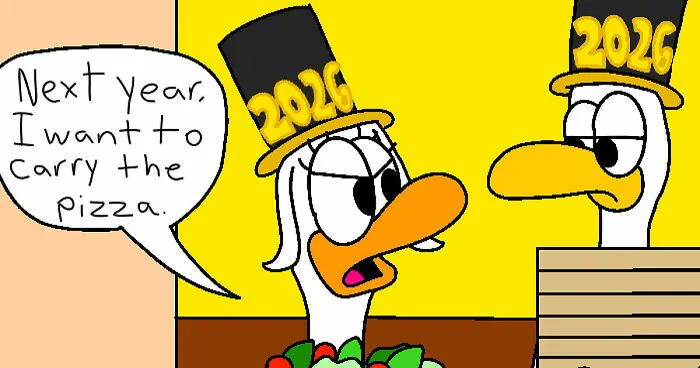 4 New Year Comics Featuring The Barkers