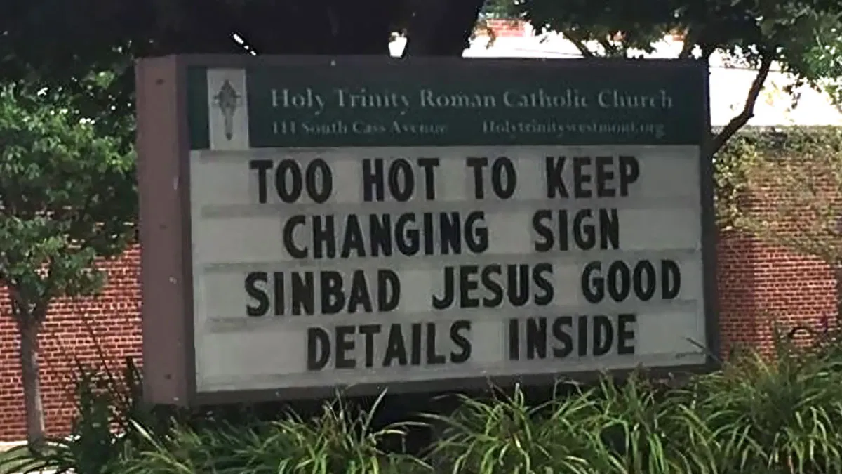 50 Church Signs That Took Humor Seriously And Nailed It (New Pics)