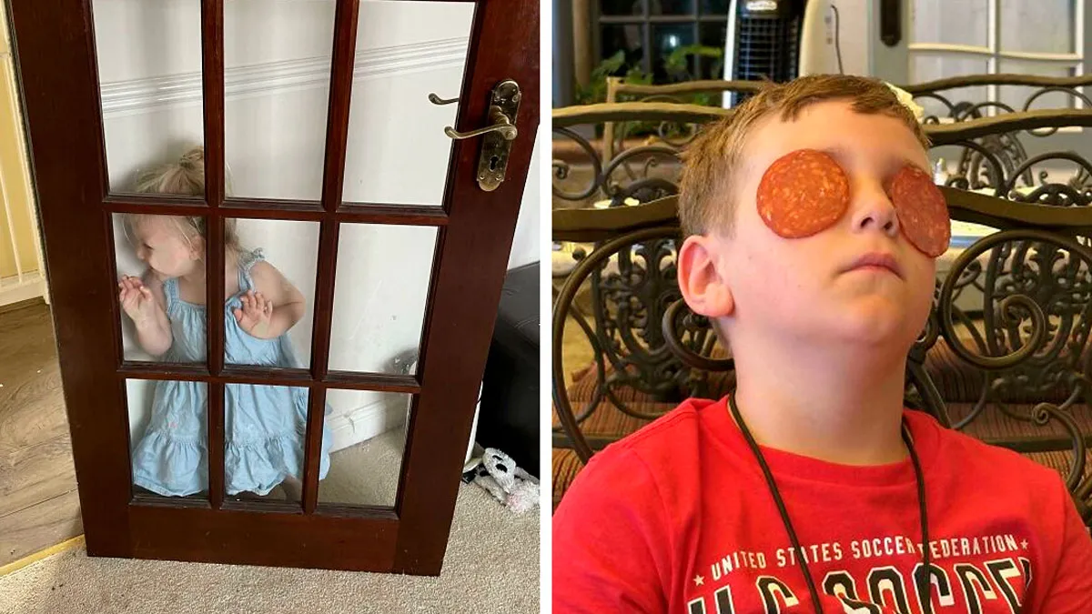 20 Tonterías divertidas que hacen los niños y que sus padres tenían que compartir