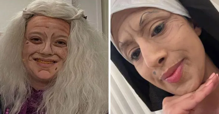“Why Did Nobody Warn Me?” 59 Funny Pics That Show What Stage Makeup Looks Like Up Close