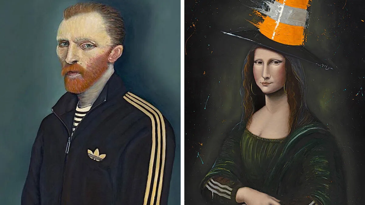 This Artist Remixes Iconic Portraits With Streetwear Style (40 Pics)