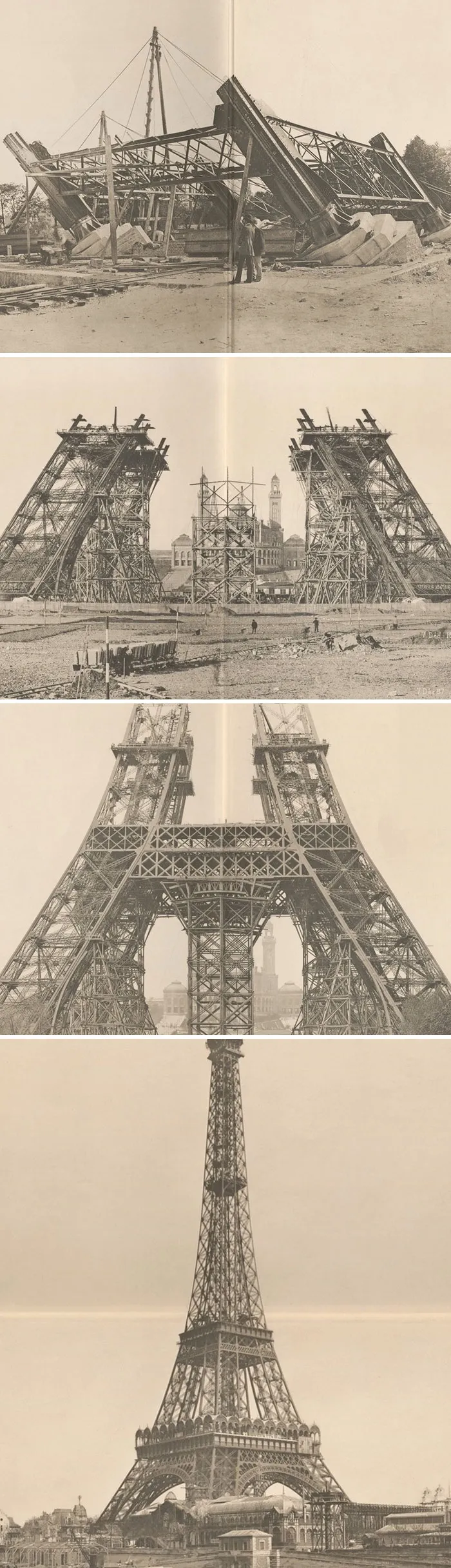 Erigiendo la torre Eiffel (1887-1889)