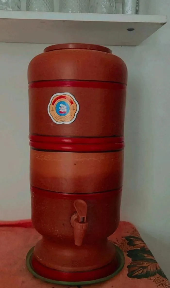 Filtro de agua de arcilla. Brasil