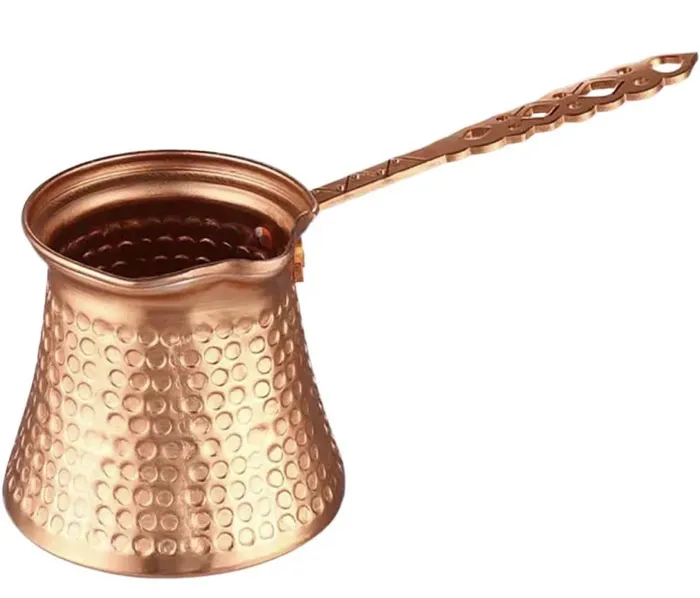 Cafetera de cobre. Turquía