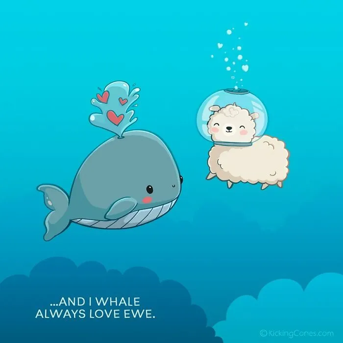 This Artist Uses Puns And Cute Characters To Brighten Your Day (32 Pics)