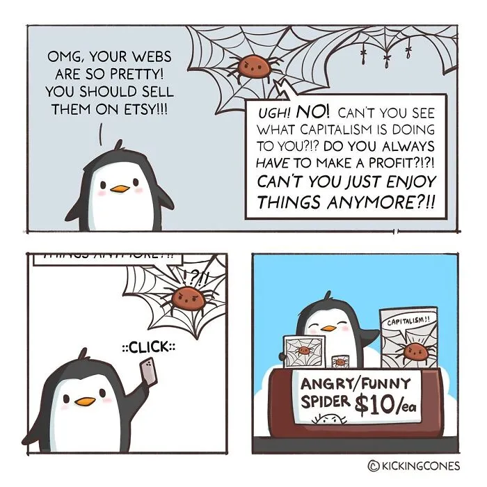 Artist Made 36 Comics That Switch Between Pure Fun And Subtle Commentary