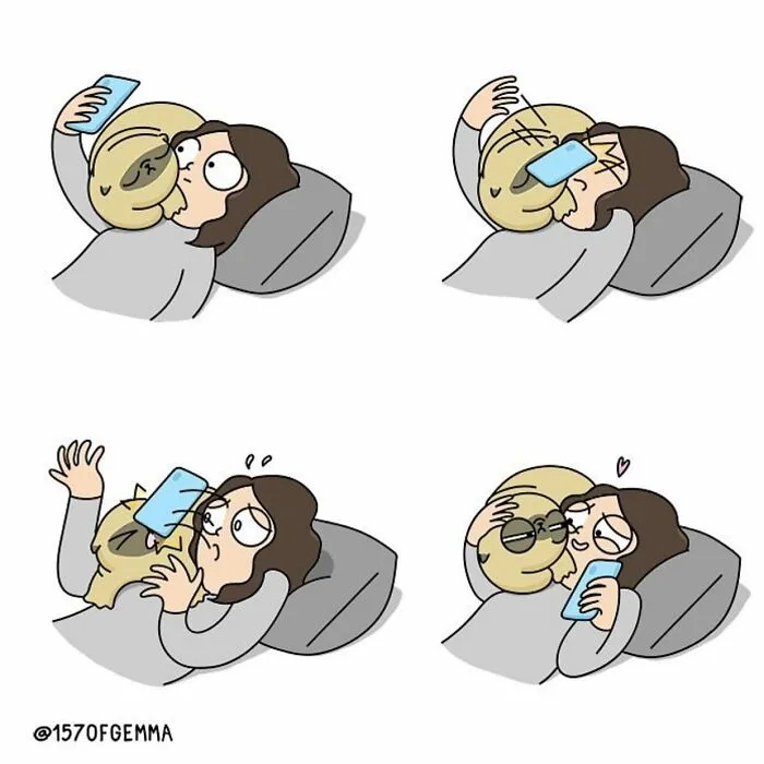 Artist Draws Her Life With Mochi The Pug, And It’s Funny And Heartwarming (23 New Pics)