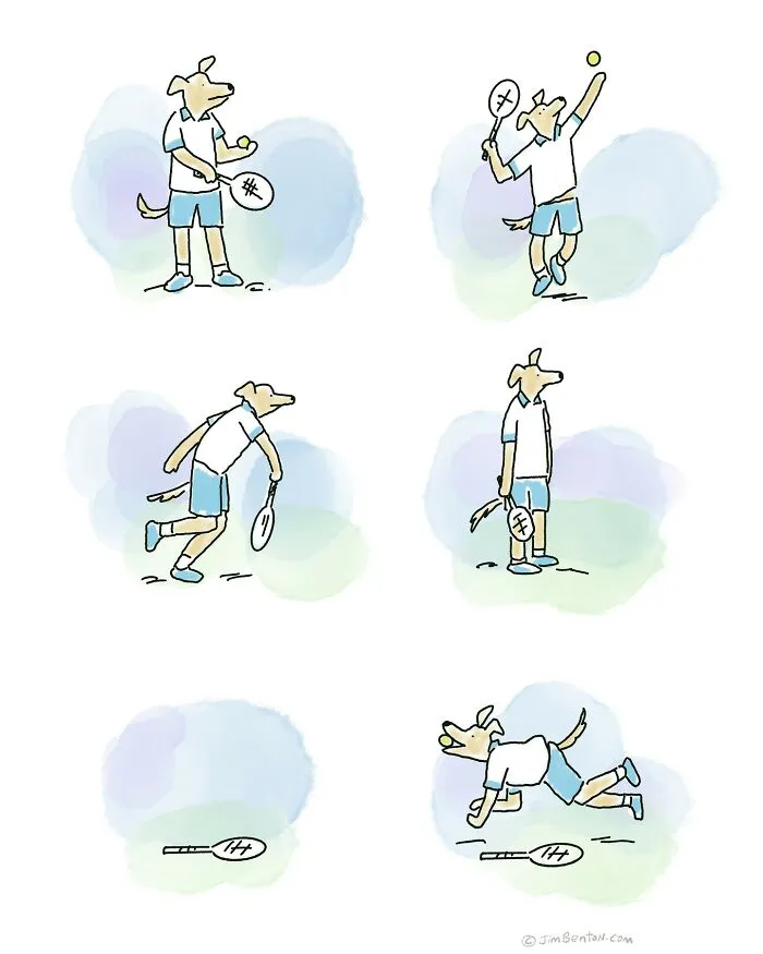 Artist Creates 28 Funny Comics Imagining Dogs In Everyday Situations