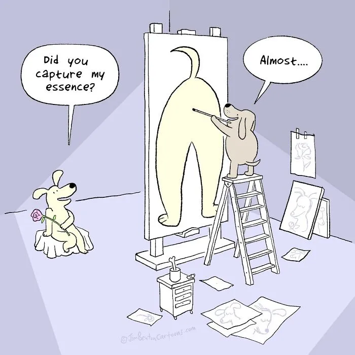 Artist Creates 28 Funny Comics Imagining Dogs In Everyday Situations