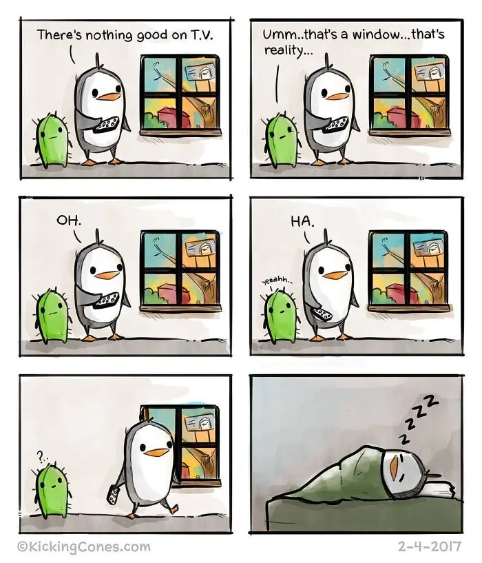 Artist Made 36 Comics That Switch Between Pure Fun And Subtle Commentary