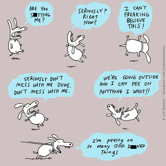Artist Creates 28 Funny Comics Imagining Dogs In Everyday Situations