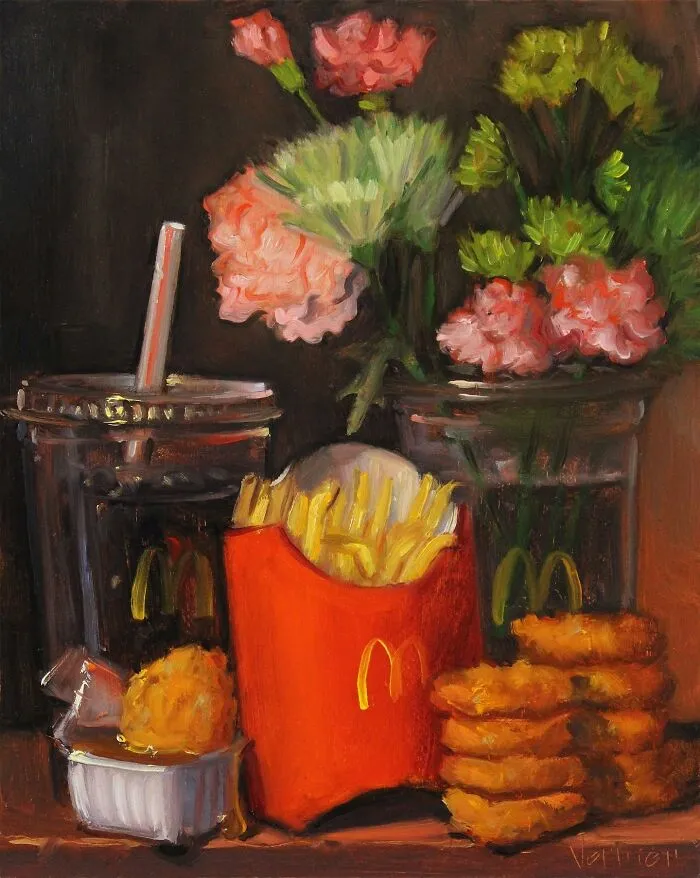 45 Classical Still Lifes With A Modern Twist Featuring Burgers and Fries (New Pics)