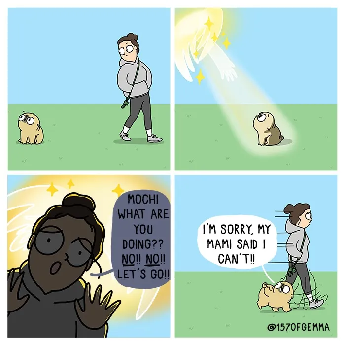 Artist Draws Her Life With Mochi The Pug, And It’s Funny And Heartwarming (23 New Pics)