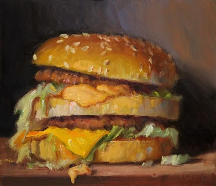 45 Classical Still Lifes With A Modern Twist Featuring Burgers and Fries (New Pics)