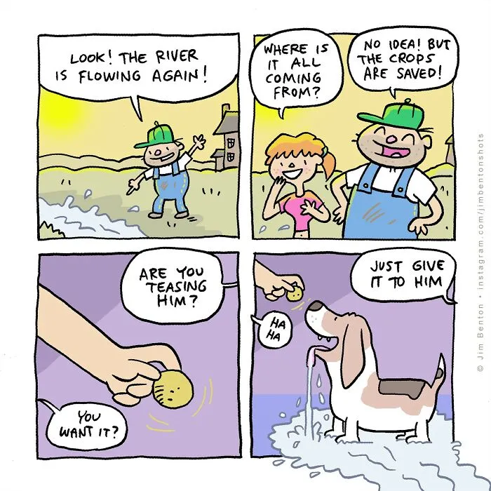 Artist Creates 28 Funny Comics Imagining Dogs In Everyday Situations