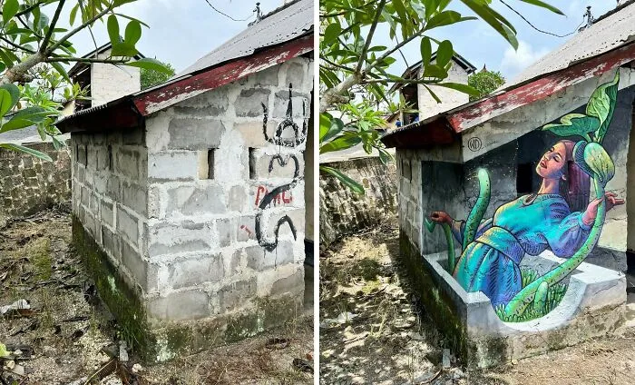 20 Boring Building Walls Transformed Into Works Of Art By This Street Artist (New Pics)