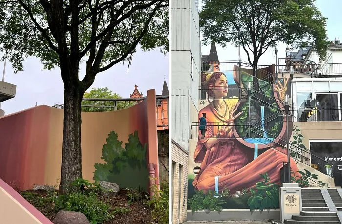 20 Boring Building Walls Transformed Into Works Of Art By This Street Artist (New Pics)
