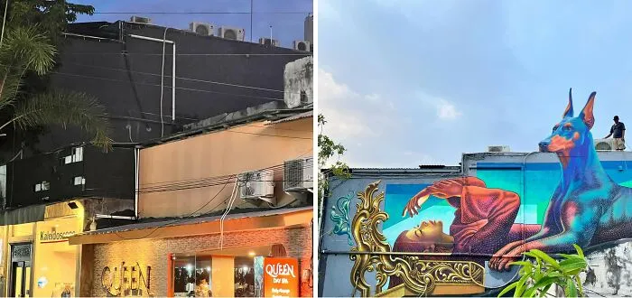 20 Boring Building Walls Transformed Into Works Of Art By This Street Artist (New Pics)