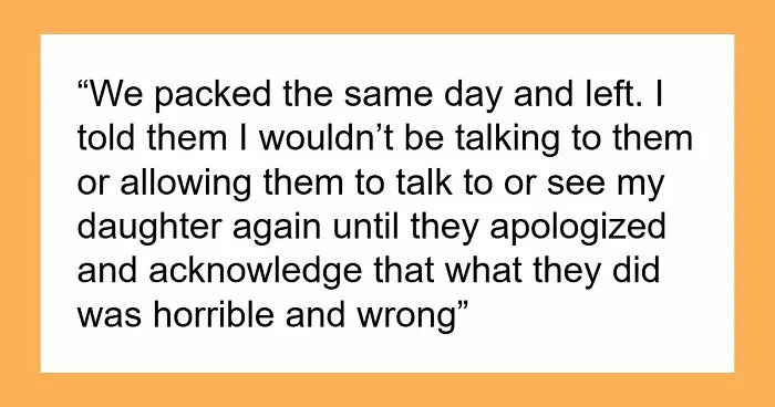 “My Parents Are Livid Because I’m Not Allowing Them To See My Daughter After They Spanked Her”