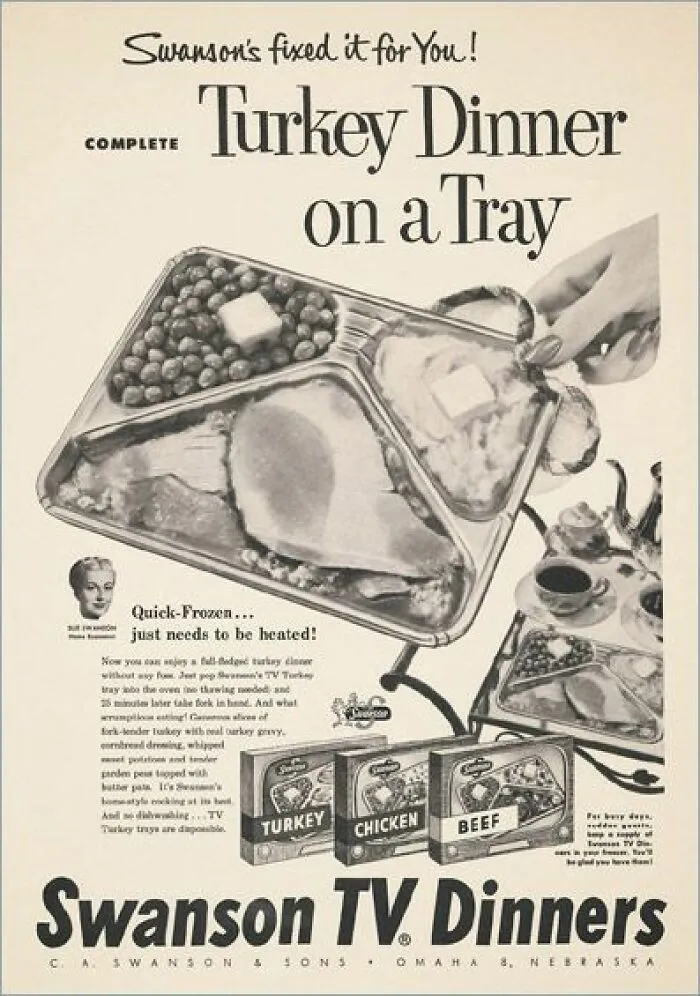1958 - Swanson TV Dinners
