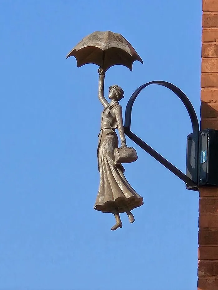Mary Poppins Sculpture In McDonough, Georgia