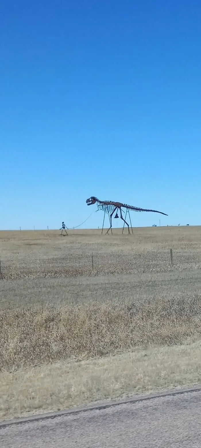 Saw This Awesome Sculpture Passing Thru Midland, South Dakota