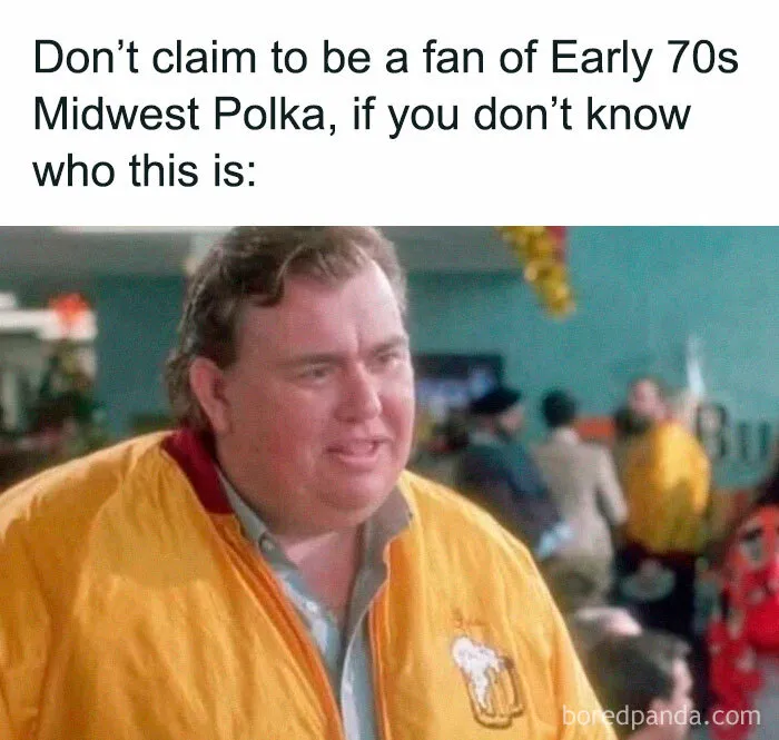 Man in a yellow jacket making a funny expression, part of 62 funny memes that make absolutely no sense and somehow work.