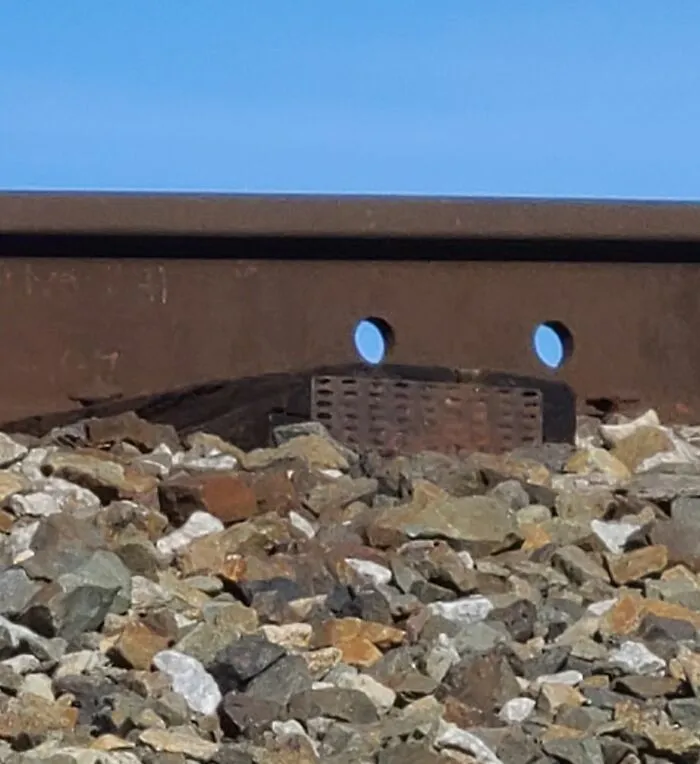 Railway Track And Tie Make For A Funny Guy