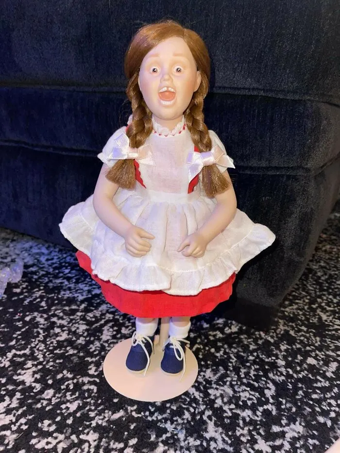 Stopped At A Thrift Store And Told My Daughter She Can Pick 1 Thing Out Of The Store. She Chose His. We Got Home And Now She Doesn’t Want It And Either Do I