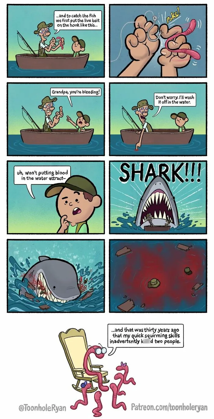 27 Funny And Sometimes Dark Comics With Unexpected Twists By Toonhole Ryan (New Pics)