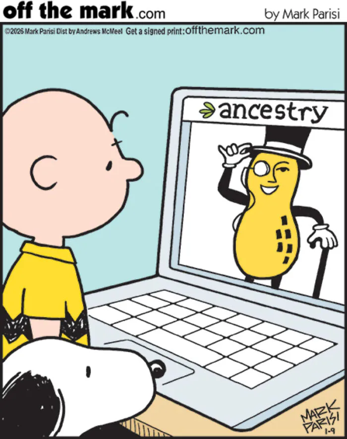 Mark Parisi Is Back With 43 New "Off The Mark" Cartoons Full Of Everyday Humor