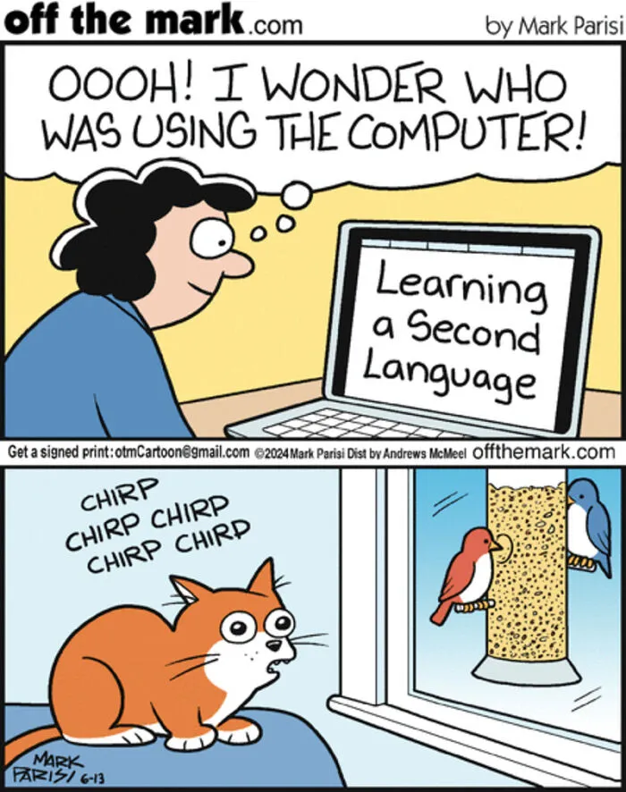 Mark Parisi Is Back With 43 New "Off The Mark" Cartoons Full Of Everyday Humor