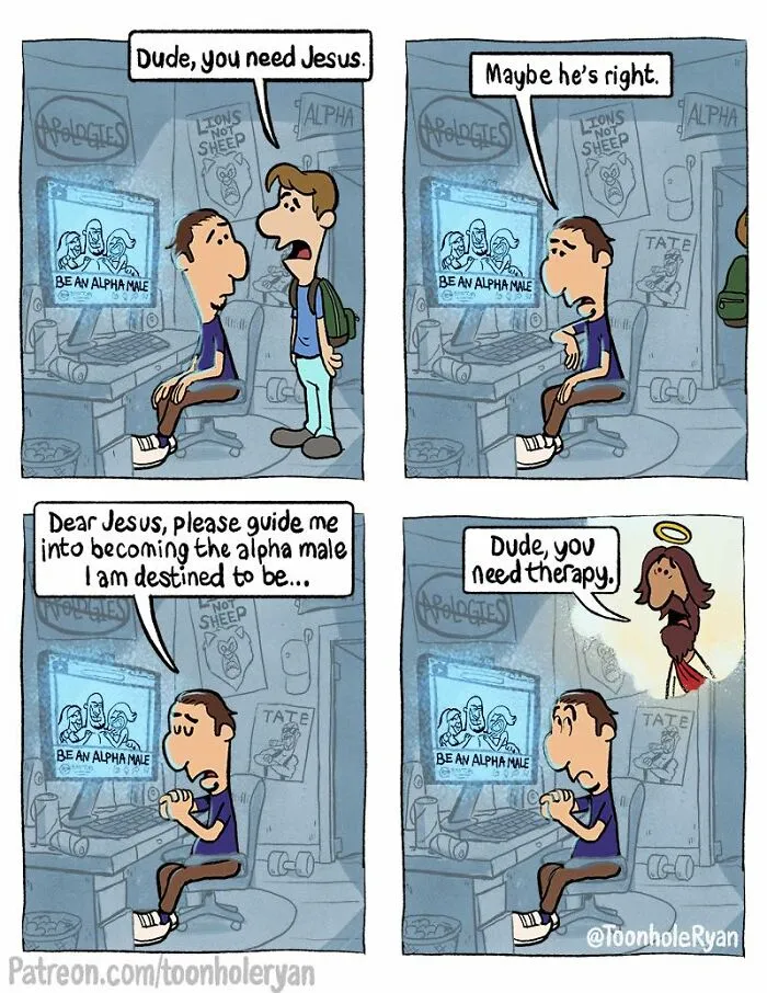 27 Funny And Sometimes Dark Comics With Unexpected Twists By Toonhole Ryan (New Pics)
