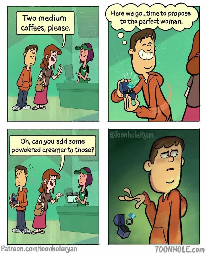 27 Funny And Sometimes Dark Comics With Unexpected Twists By Toonhole Ryan (New Pics)