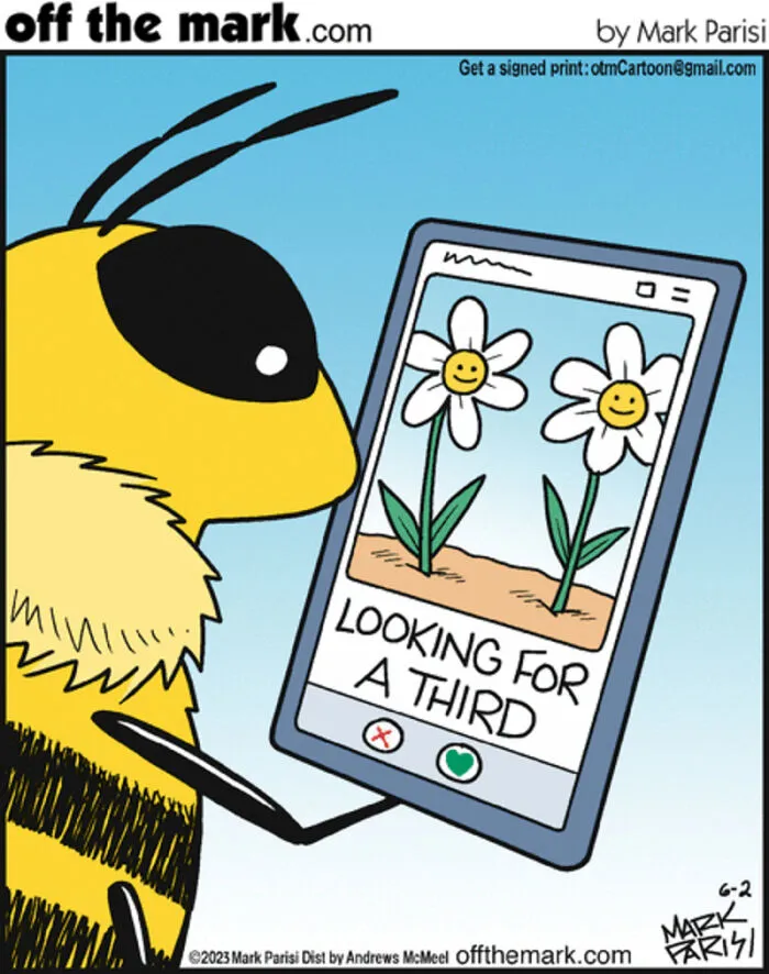 Mark Parisi Is Back With 43 New "Off The Mark" Cartoons Full Of Everyday Humor