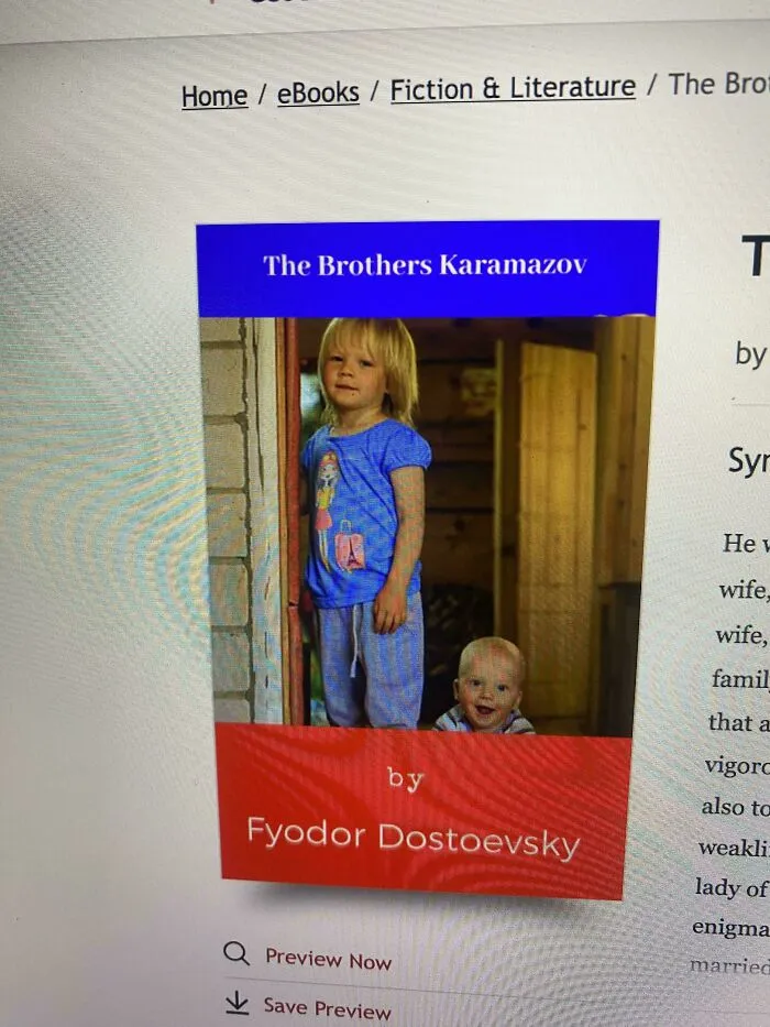 Who Decided This Should Be The Ebook Cover For A Dostoevsky Book Haha