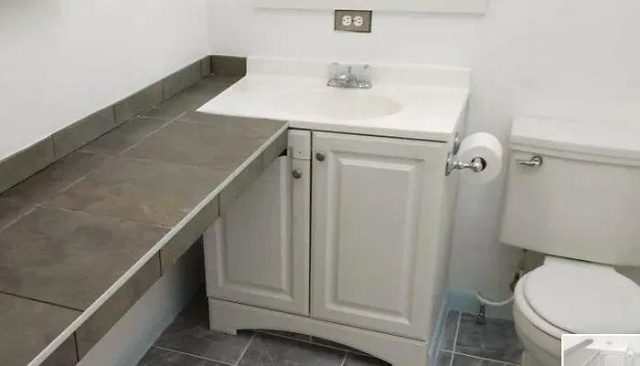 Este diseño de baño... una obra de arte
