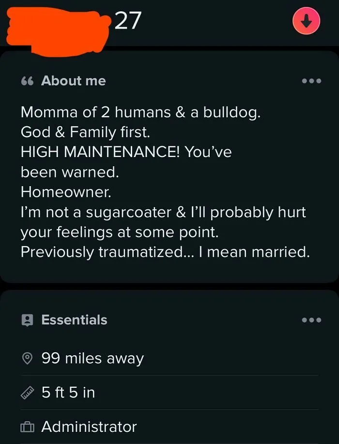 Not The First Time I’ve Come Across “I’ll Probably Hurt Your Feelings”