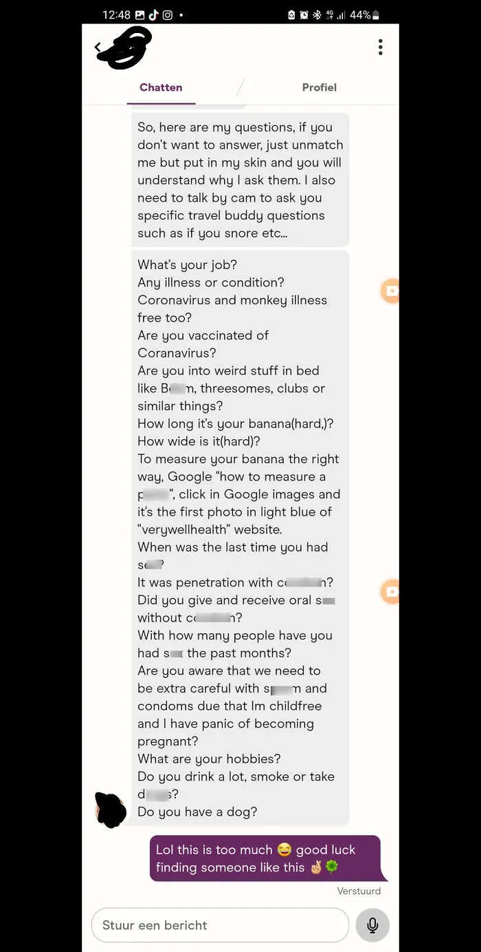 Just Your Normal 1st Chat Questions