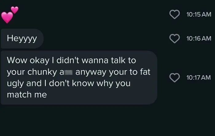 Matched With Her, Didn’t Respond Immediately, And She Sent This