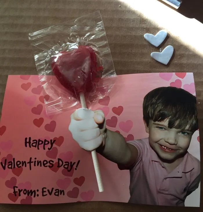 My Girlfriend's Little Brother Is Bringing These To His School's Valentine's Day Party