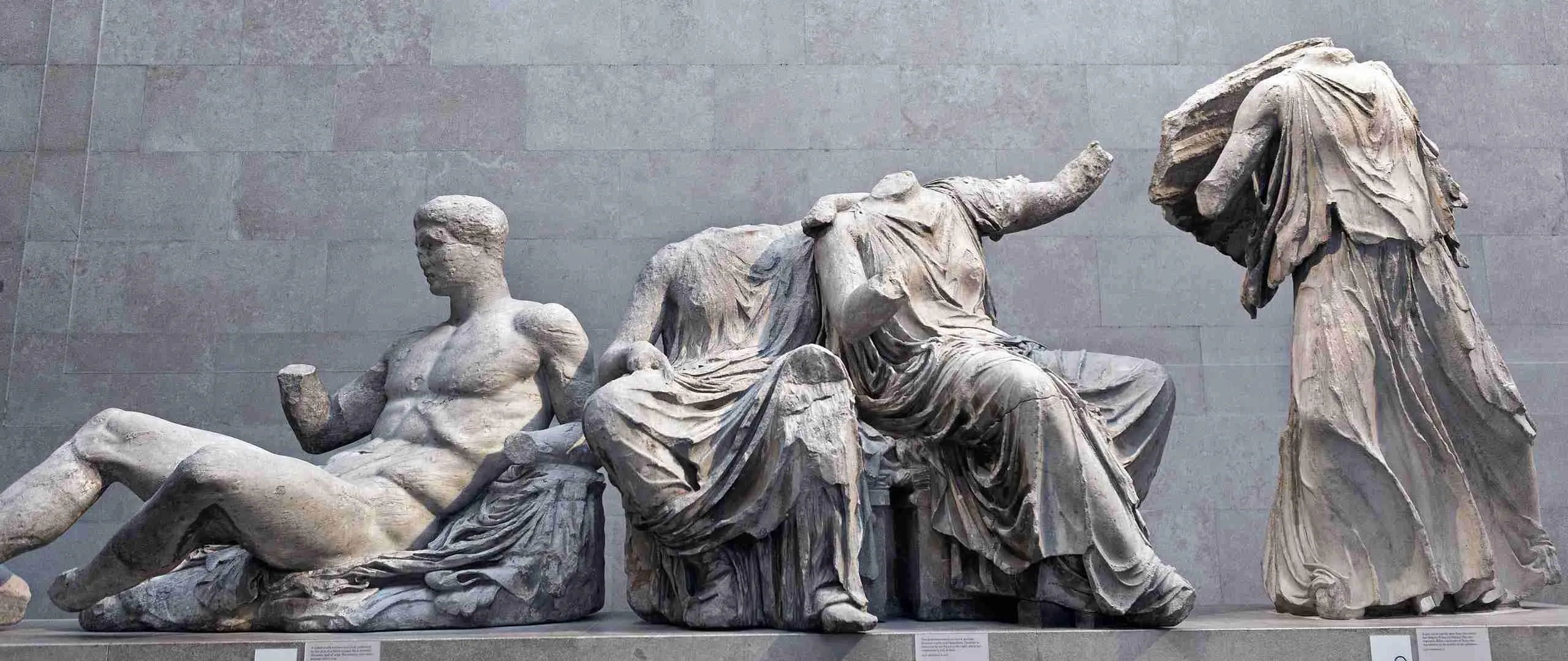 Classical sculptures from ancient Greece and the Renaissance traditionally carved from marble stone statues.