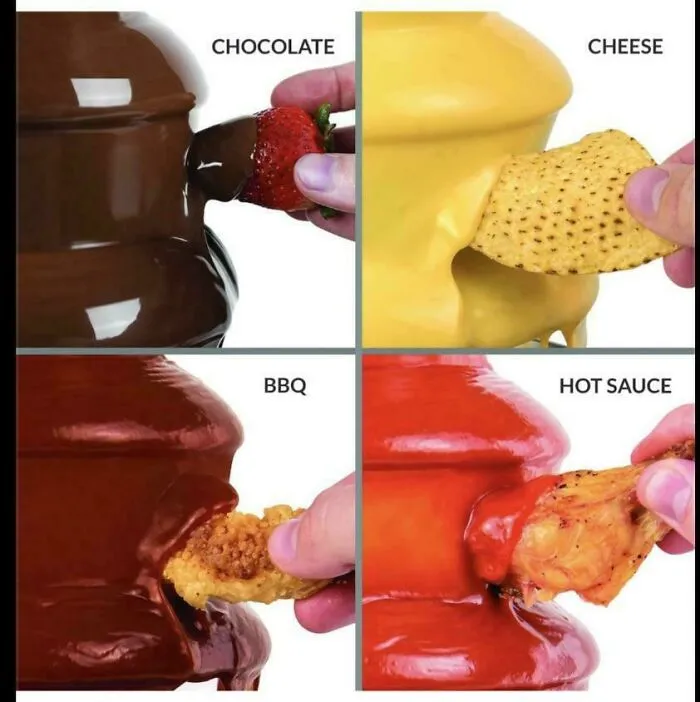Suggested Creative Uses Of The Chocolate Fountain I Received As A Gift